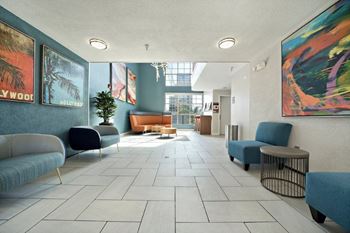 Courtyard lounge areas